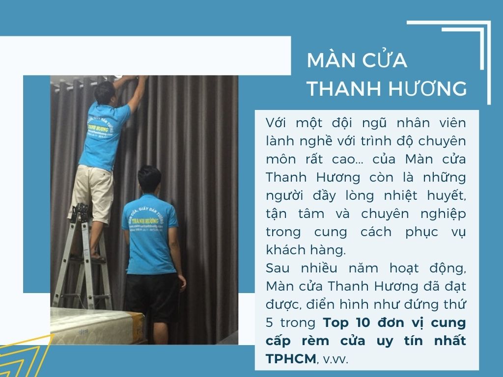 Man cua Thanh Huong don vi may rem uy tin